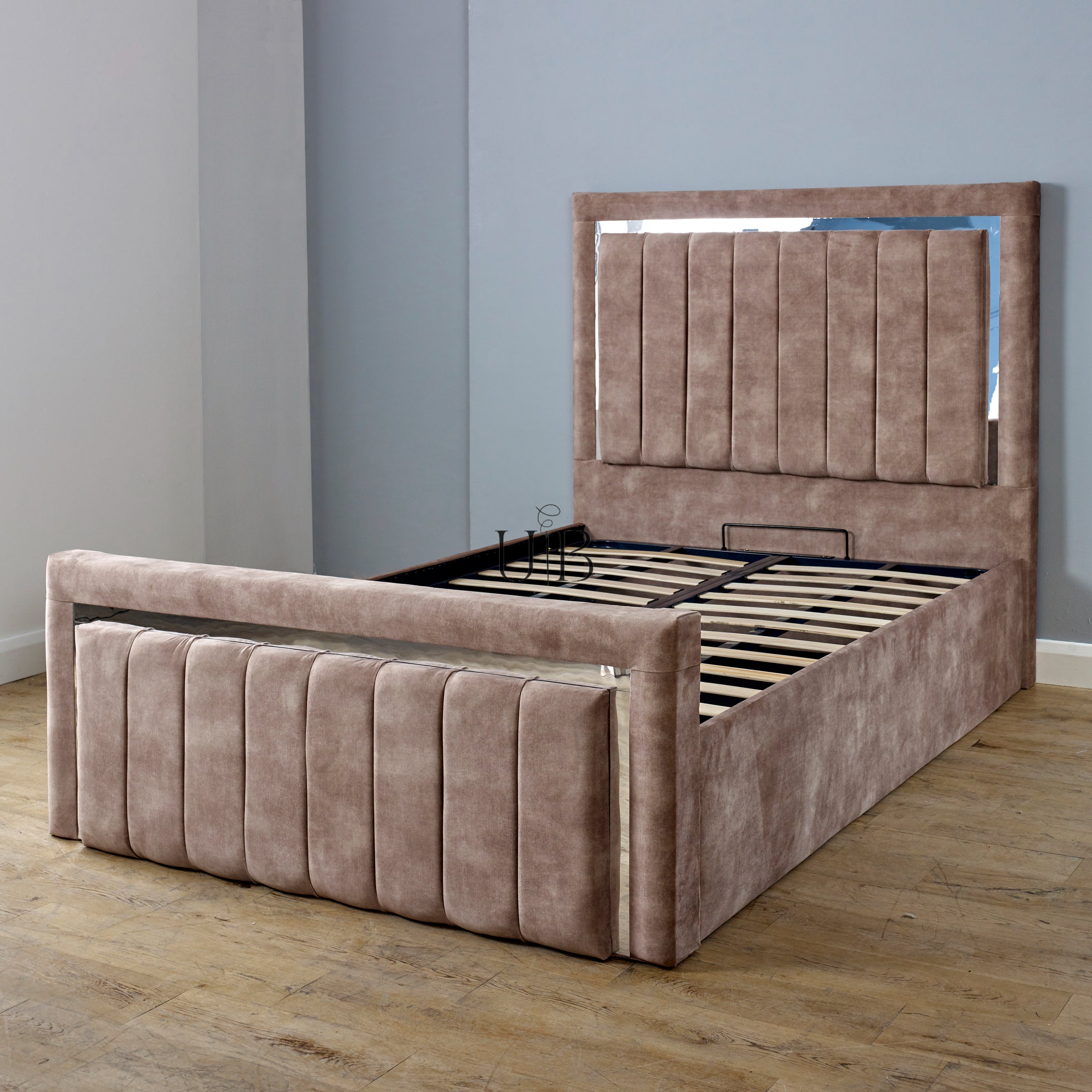 Elysian Mirror Ottoman Bed