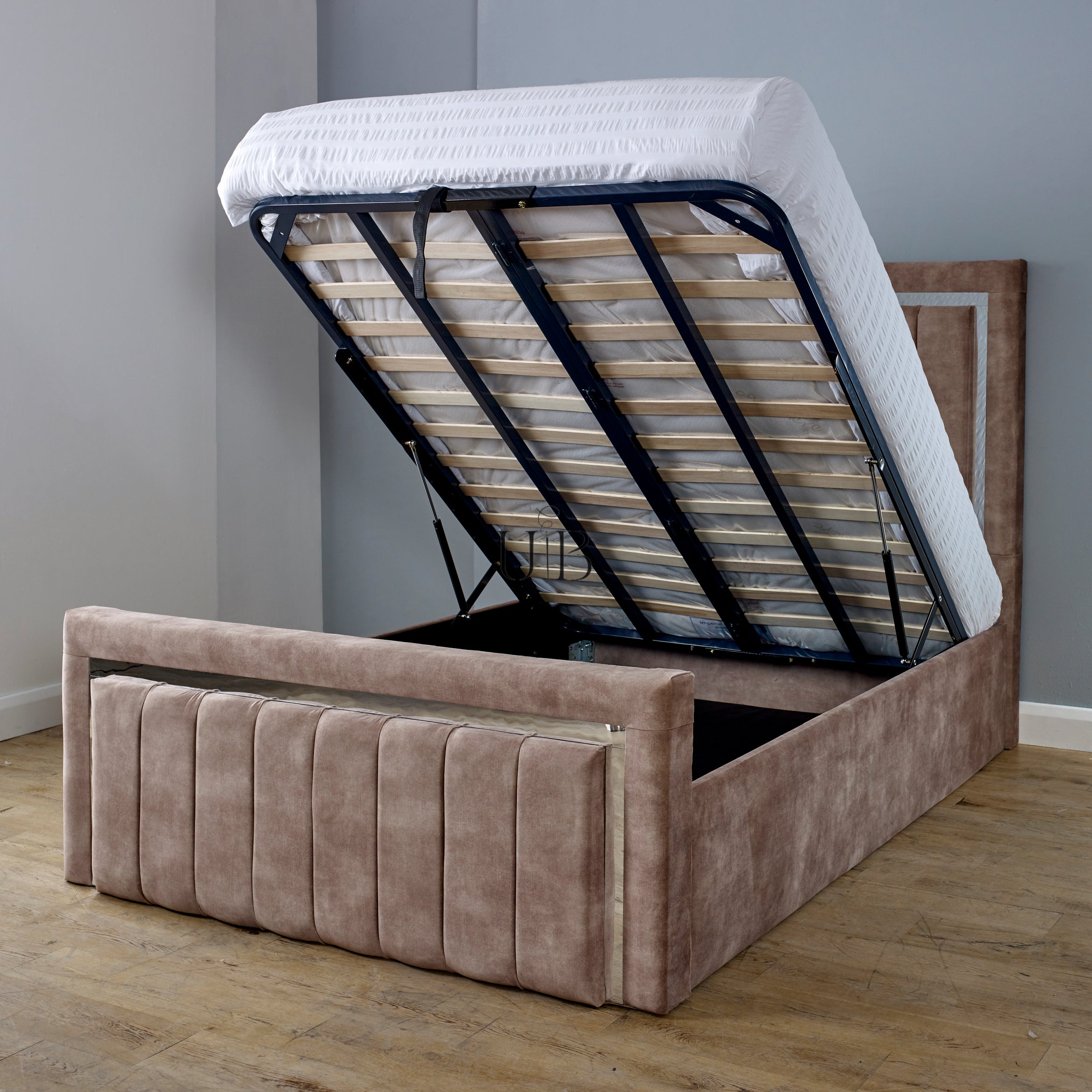 Elysian Mirror Ottoman Bed